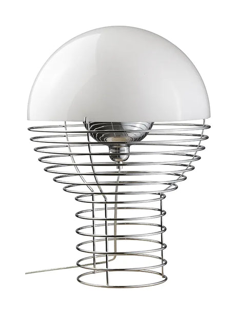 Wire bordlampe, Ø40 af Verner Panton - Hvid Ø: 40 cm - Jacobsen Plus