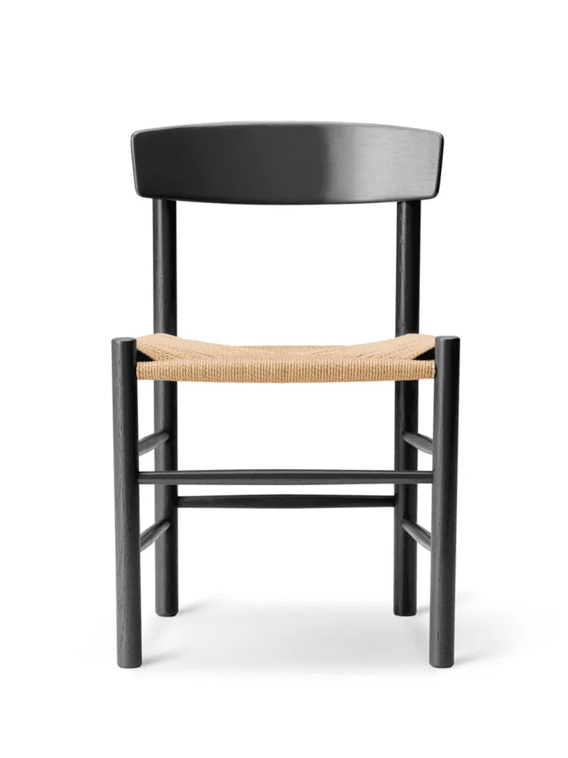 J39 Mogensen Stuhl von Børge Mogensen - Schwarz lackierte Buche - Jacobsen Plus