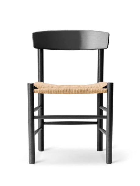 J39 Mogensen Stuhl von Børge Mogensen - Schwarz lackierte Buche - Jacobsen Plus