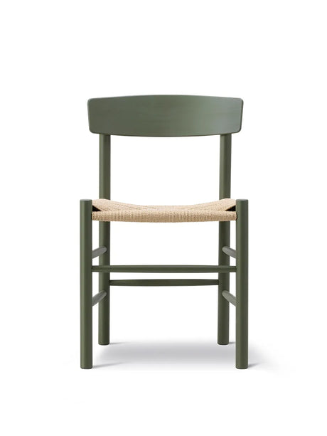 J39 Mogensen Stuhl, Khaki grün von Børge Mogensen - 1 - Jacobsen Plus