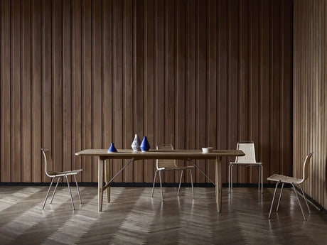 BM1160 Hunting Table, 210 x 82 cm. von Børge Mogensen - Eg / Lack - Jacobsen Plus