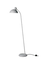 Kaiser Idell Gulvlampe, kipbar fra Fritz Hansen - Easy Grey & Messing - Jacobsen Plus