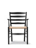The Klint Armchair, sortlakeret eg fra Fredericia Furniture