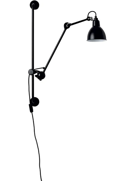 Nr. 210 Wandleuchte von Lampe Gras - Schwarz - Jacobsen Plus