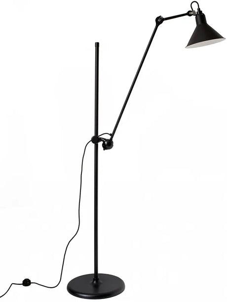 Nr. 215 Stehleuchte von Lampe Gras - Schwarzes Gestell / Schwarz - Jacobsen Plus