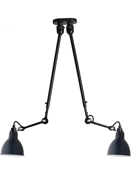 Nr. 302 doppelte Deckenleuchte von Lampe Gras - Blau - Jacobsen Plus