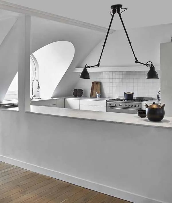 Nr. 302 doppelte Deckenleuchte von Lampe Gras - 2 - Jacobsen Plus