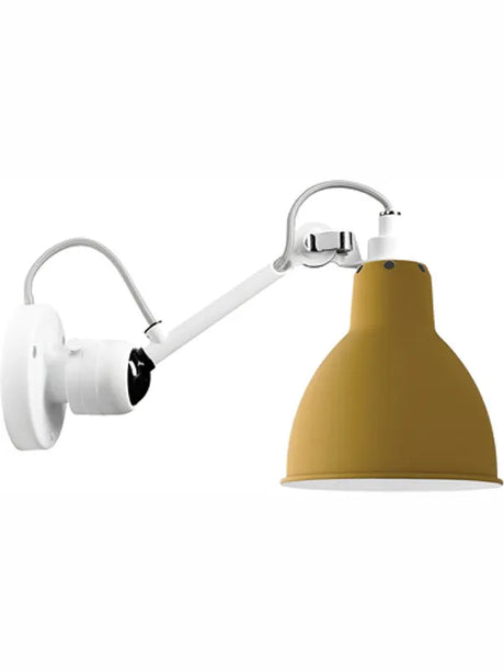 Nr. 304 Wandleuchte von Lampe Gras - Weißes Gestell / Gelb - Jacobsen Plus