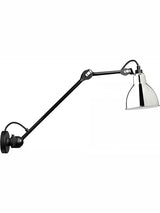 Nr. 304 L40 væglampe fra Lampe Gras - Sort stel / Krom - Jacobsen Plus