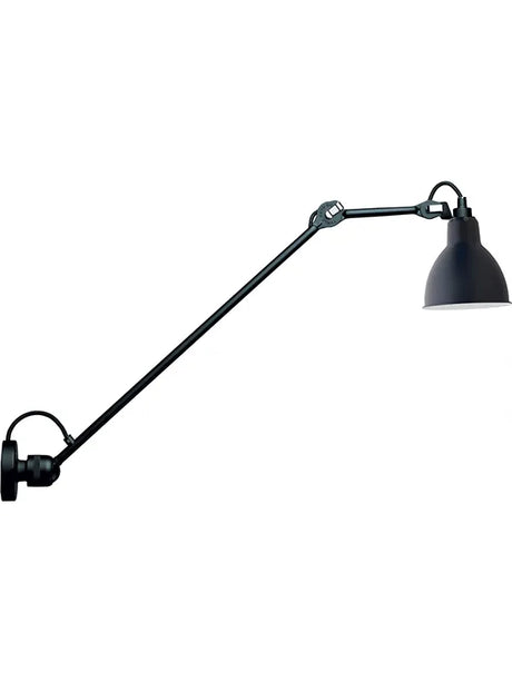 Nr. 304 L60 Wandleuchte von Lampe Gras - Schwarzes Gestell / Blau - Jacobsen Plus