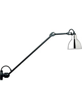 Nr. 304 L60 Wandleuchte von Lampe Gras - Schwarzes Gestell / Krom - Jacobsen Plus