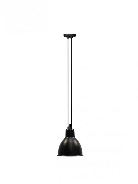Nr. 322XL Deckenleuchte von Lampe Gras - Schwarz - runder Bildschirm - Jacobsen Plus