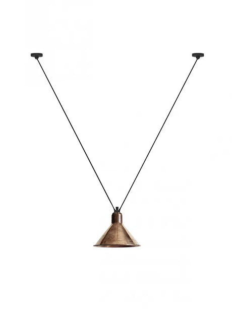 Nr. 323L Deckenleuchte von Lampe Gras - Rohes Kupfer - Jacobsen Plus