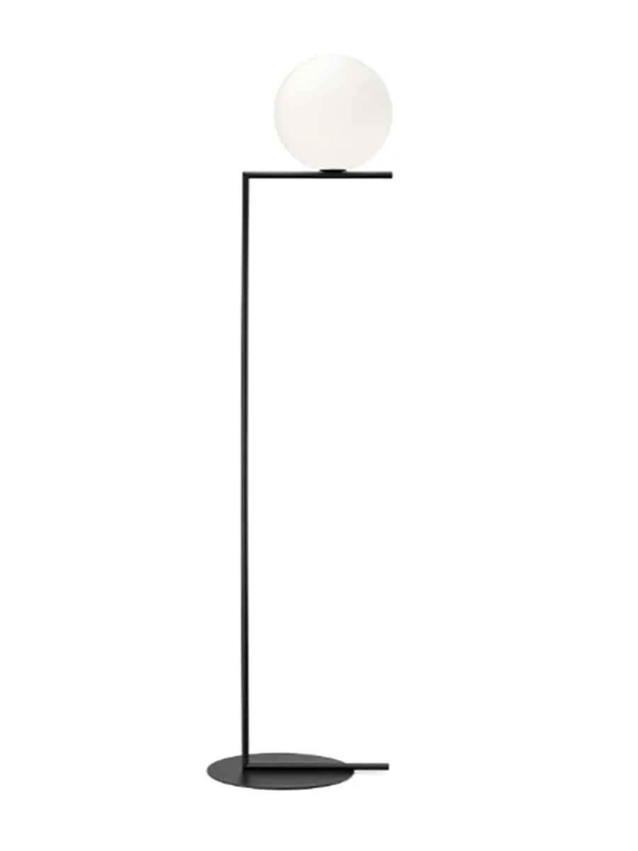 IC F2 gulvlampe fra Flos - Sort - Jacobsen Plus