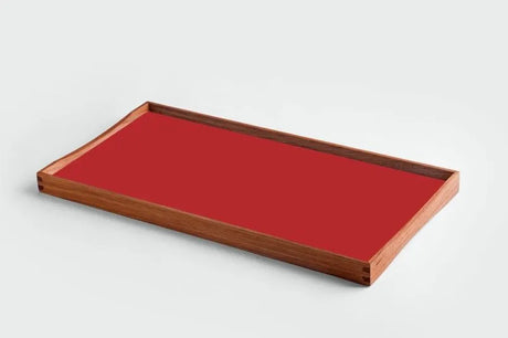 Vendebakke von Finn Juhl - Rot-Schwarz / Klein 23 x 45 cm - Jacobsen Plus