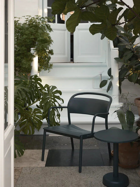 Linear Steel Lounge Chair von Muuto - Anthrazit Schwarz - Jacobsen Plus