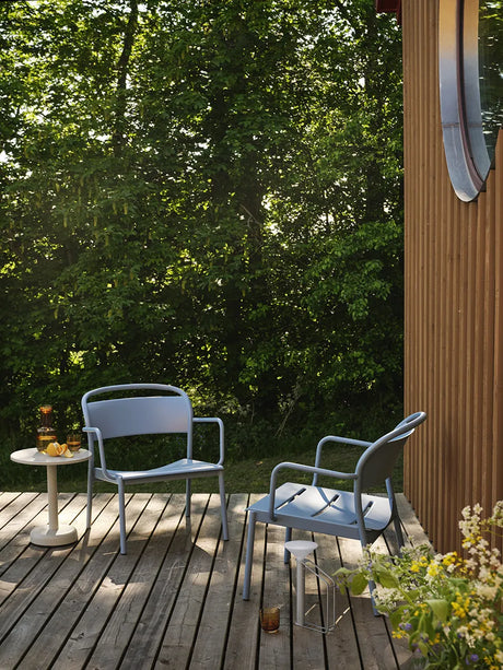 Linear Steel Lounge Chair von Muuto - Anthrazit Schwarz - Jacobsen Plus