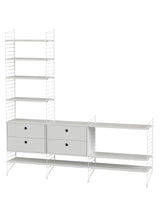 Reol, Living room J fra String - 5 - Jacobsen Plus