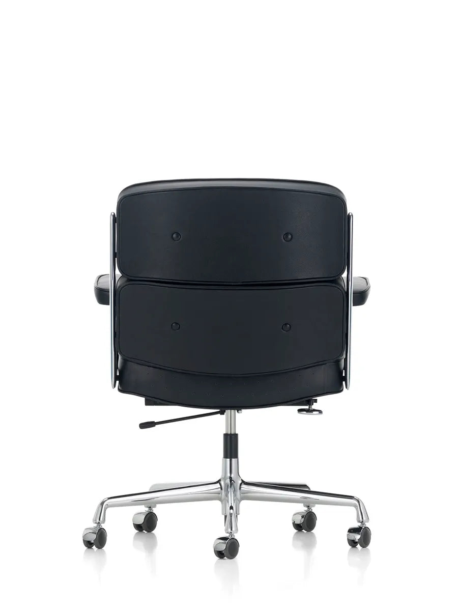 Lobby Chair ES 104 kontorstol, sort læder fra Vitra - 4 - Jacobsen Plus