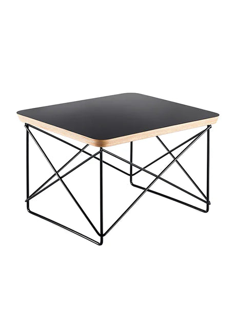 LTR Occasional Table von Vitra - Schwarzes Laminat / Schwarzes Gestell - Jacobsen Plus
