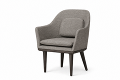 Lunar Lounge-Sessel, small, Onyx Eiche, Melange Nap 111 HR von Stellar Works