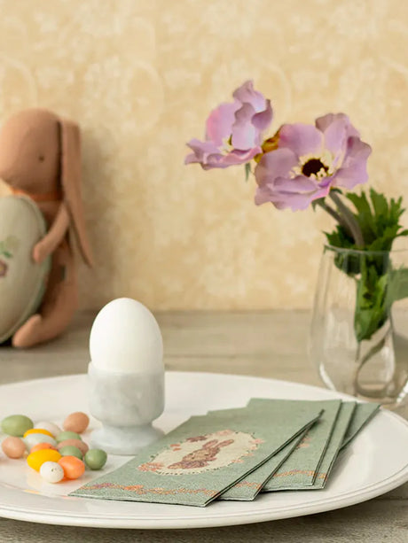 Serviette, Osterhase von Maileg - Grün-Sand - Jacobsen Plus