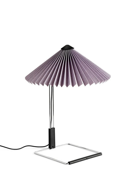Matin Tischleuchte, mirror plated base von HAY - Blau - Jacobsen Plus