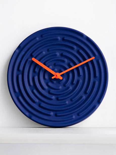 Minos Wanduhr, horizon blue von raawii - 3 - Jacobsen Plus