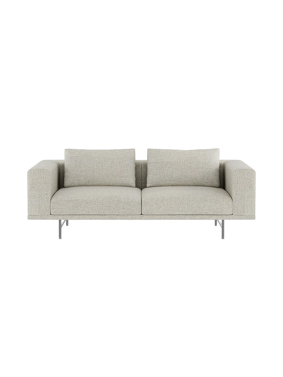 Vipp - Loft 2-Personers Sofa - Mist - Rustfrit stål stel - Jacobsen Plus