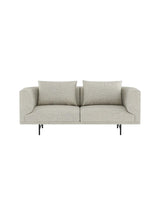 Vipp - Chimney 2-Sitzer-Sofa - Mist - Schwarz pulverbeschichtet Gestell - Jacobsen Plus