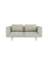 Vipp - Chimney 2-Sitzer-Sofa - Mist - Rostfrei Stahl Gestell - Jacobsen Plus