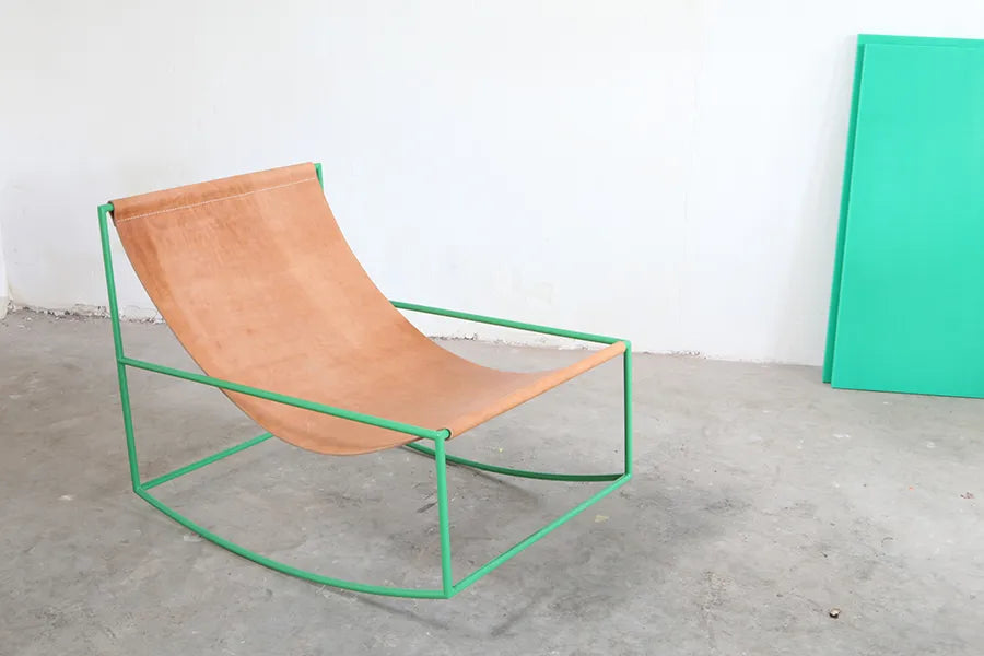 Rocking Chair, grün von Valerie Objects - 3 - Jacobsen Plus