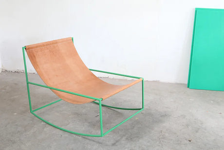 Rocking Chair, grün von Valerie Objects - 3 - Jacobsen Plus