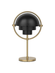 Multi-Lite Portable Tischleuchte, Messing/Schwarz fra GUBI