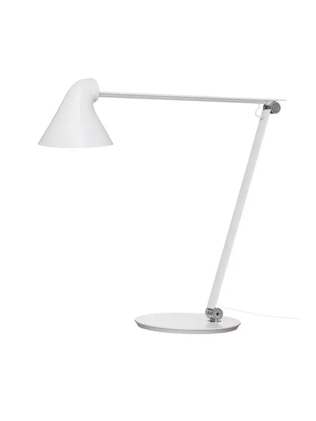 NJP bordlampe fra Louis Poulsen - Hvid / Fod - Jacobsen Plus