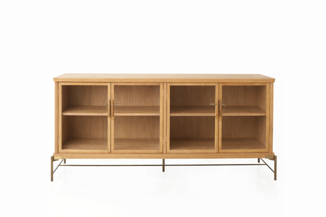 Dowry II Kabinett, Eg, klares Glas von Stellar Works - 1 - Jacobsen Plus