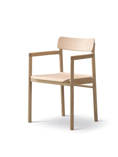 Post Esszimmerstuhl, Eiche helles Öl von Fredericia Furniture - 5 - Jacobsen Plus
