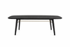 Utility Esstisch 180 cm, schwarz Eiche von Stellar Works