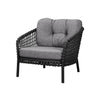 Dark grey - Cane-line Wove mit QuickDry & Airflow