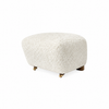 Dark Stained Oak - Sheepskin Off-white