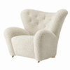 Natural Oak - Sheepskin Off-white
