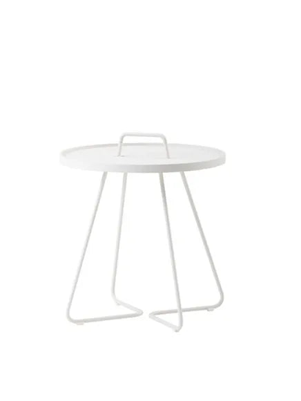 On The Move Sidebord von Cane-line - Groß / Weiß - Jacobsen Plus