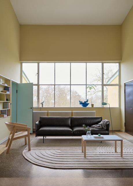 Outline 3-Personen-Sofa von Muuto - Cognac Refine Leder - Jacobsen Plus