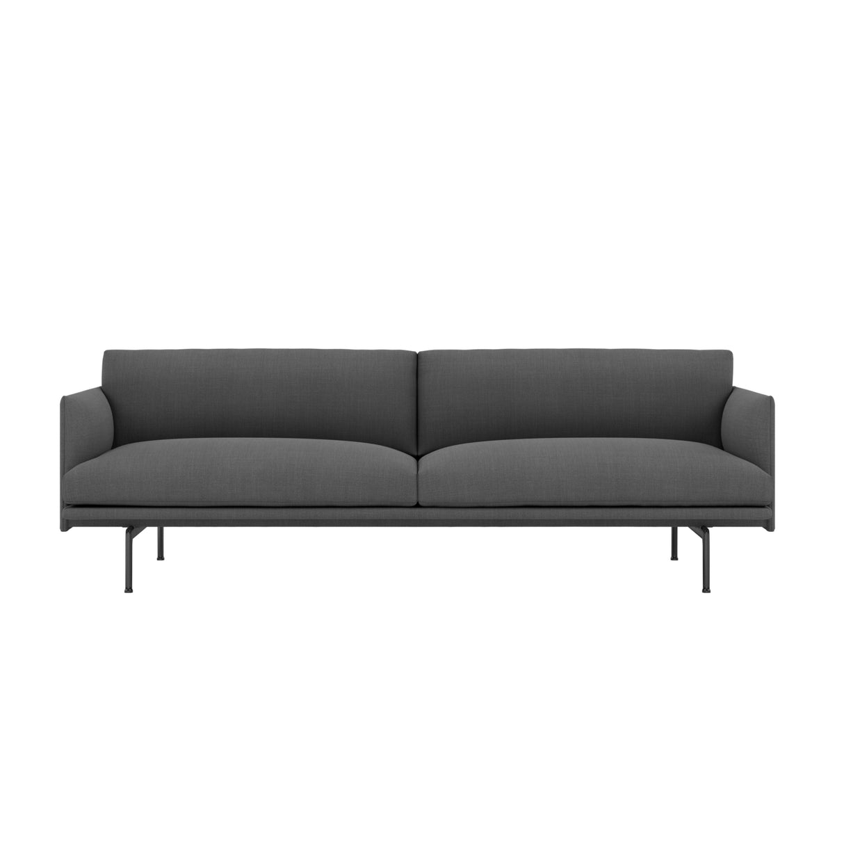Outline 3-Personen-Sofa von Muuto - Remix 163 - Jacobsen Plus