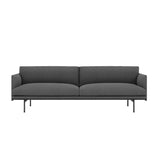 Outline 3-Personen-Sofa von Muuto - Remix 163 - Jacobsen Plus
