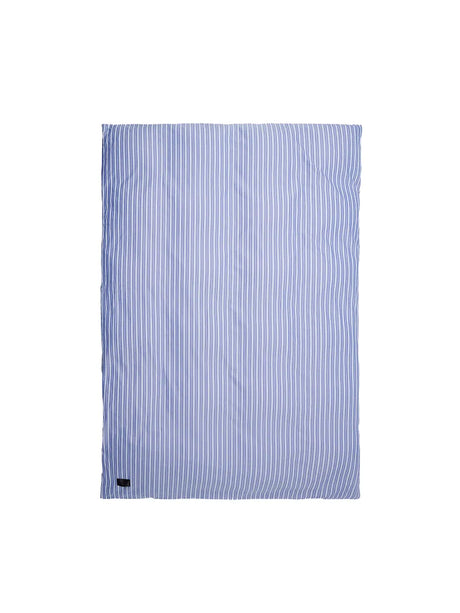 Wall Street Oxford Bettbezug Single 140x200 cm von Magniberg - Medium Blue Stripe - Jacobsen Plus