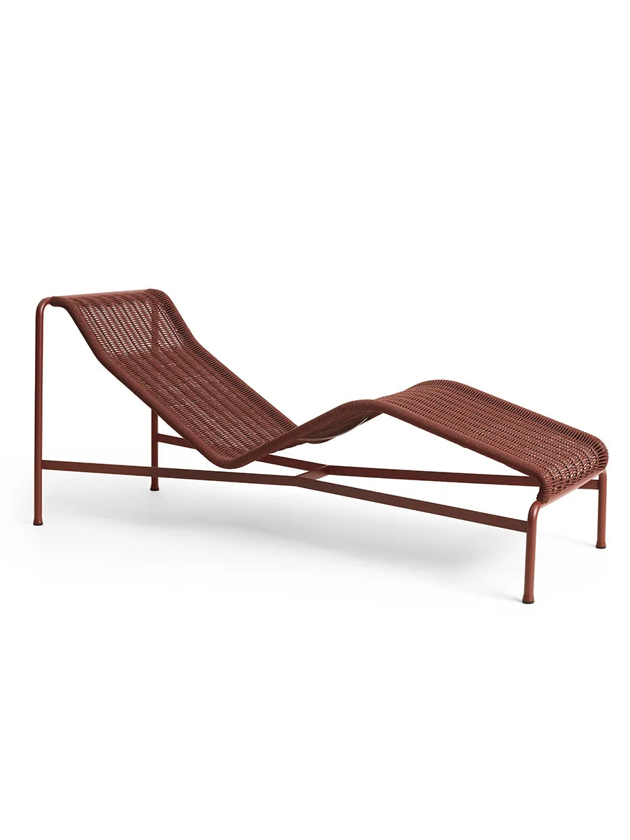 Palissade Cord Chaise Longue fra Hay - Iron Red - Jacobsen Plus