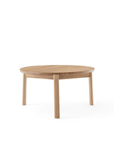 Passage Lounge Table, Ø70 cm fra Audo Copenhagen - Natural Oak - Jacobsen Plus