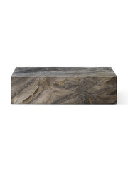 Plinth Low, grey galaxy marble von Audo Copenhagen