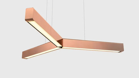 Y Model Pendelleuchte von Anour - Poliertes Kupfer - Jacobsen Plus